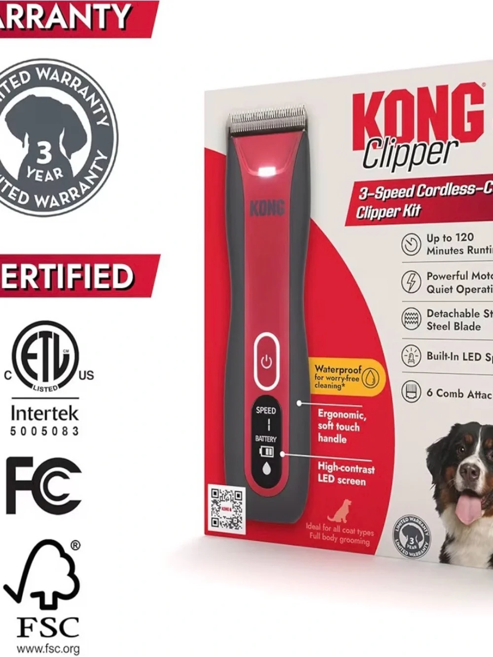 KONG Dog Pet Grooming set